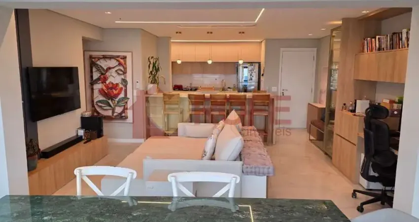 Apartamento de 82m² no air brooklin , varanda gourmet com churrasqueira, suíte com closet e lazer co