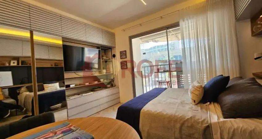 Apartamento com 1 dormitório à venda, 24 m² por r$ 299.000,00 - brooklin - são paulo/sp