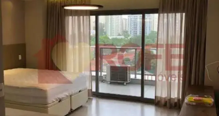 Apartamento mobiliado p/locação com 1 dormitório, 51 m²  - brooklin - são paulo/sp