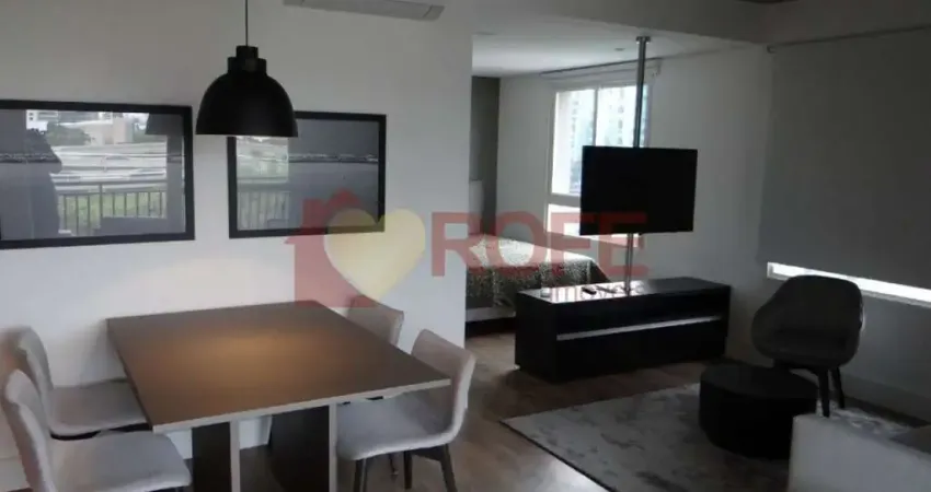 Apartamento 61m² | 1 dorm mobiliado | varanda envidraçada | brooklin | berrini