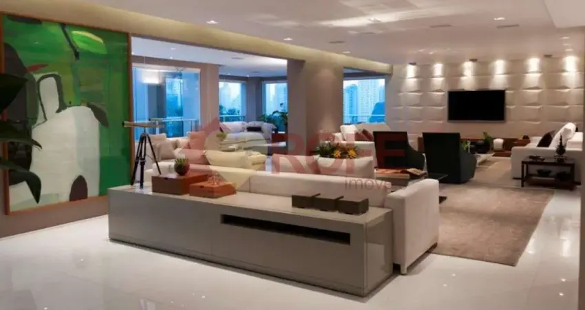 Apartamento com 4 dormitórios à venda, 370 m² por r$ 7.800.000,00 - campo belo - são paulo/sp