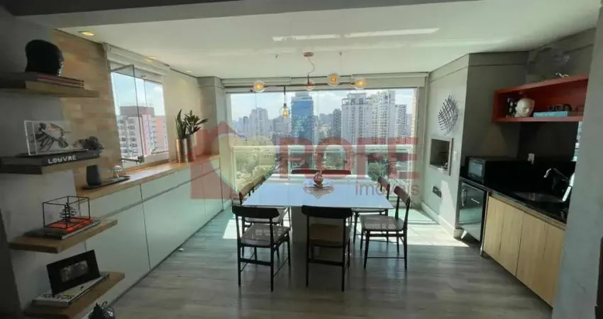 Ed dimension - vila olímpia: luxo e conforto apartamento :112 m² , 2 suítes masters, varanda gourmet