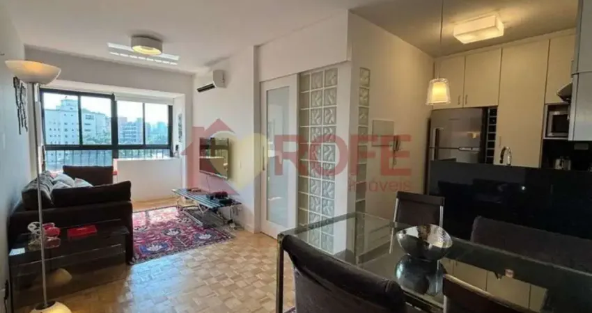 Apartamento mobiliado para alugar em vila com 38m2, por r$ 5.850/mês, no itaim bibi, são paulo