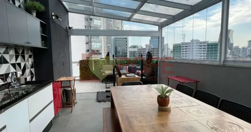 Cobertura duplex de 119 m² com 2 dormitórios sendo 1 suíte à venda em pinheiros.