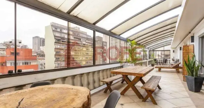 Cobertura com 4 dormitórios à venda, 330 m² por r$ 1.600.000,00 - consolação - são paulo/sp