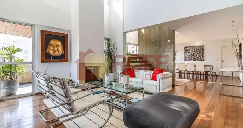 Cobertura com 3 dormitórios à venda, 300 m² por r$ 4.560.000,00 - moema - são paulo/sp