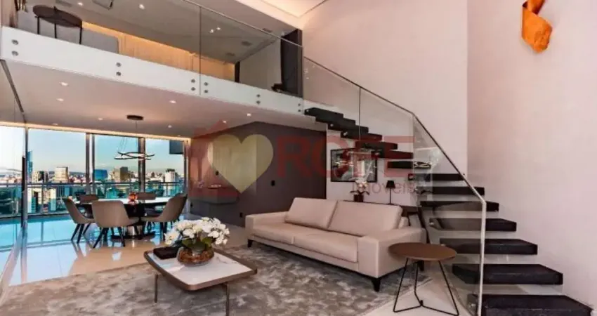 Apartamento mobiliado 164 m² à venda no brooklin: luxo e sofisticação no florida penthouse