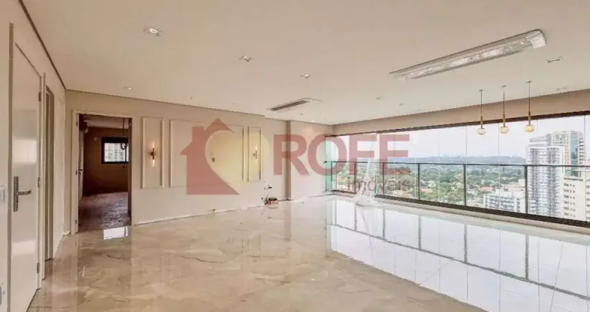 Apartamento 143 m² andar alto com 3 quartos, sendo 3 suites, 2 vagas à venda no campo belo