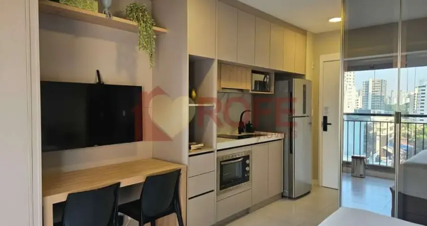 Apartamento com 1 dormitório à venda, 25 m² por r$569.000,00 - moema - são paulo/sp