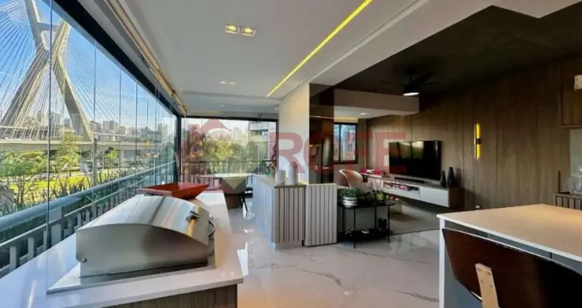 Apartamento à venda, 82m2 - r$ 1.850.000, no geo berrini, rua jean peltier, 311, brooklin, são paulo