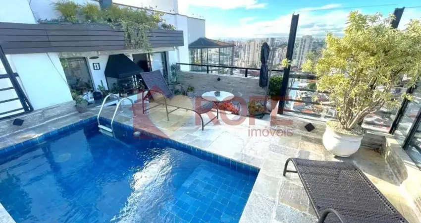 Cobertura linda!! a venda com 220m2, c/ piscina, churrasqueira, ofurô, com 3 dorms, sendo 1 suite, 4