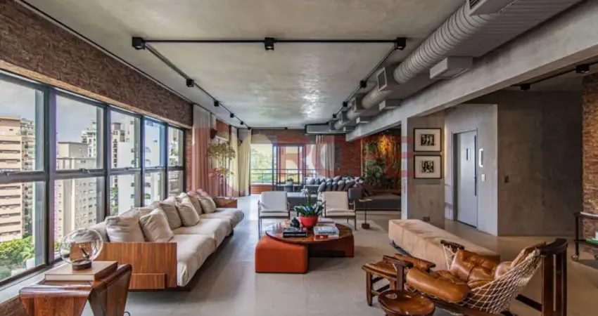 Apartamento de luxo na vila nova conceição | 267m² | vista panorâmica para o parque ibirapuera