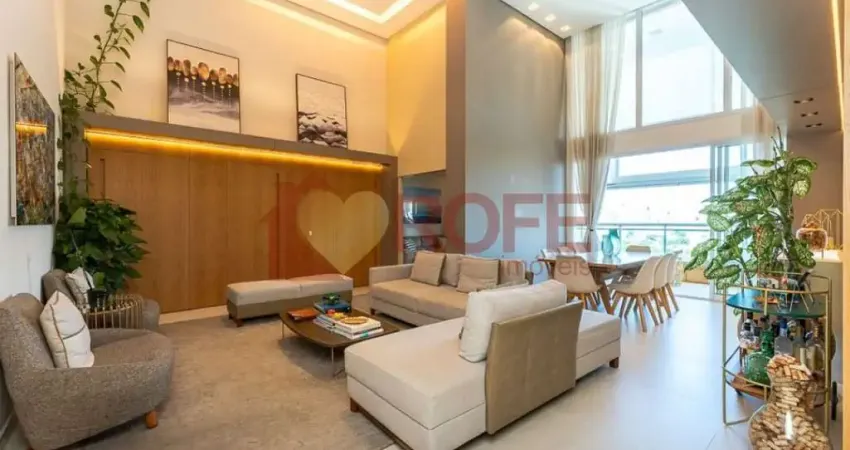 Nova york penthouse 185 m² andar alto com 3 suítes, + sala tv + adega, 3 vagas no condomínio nova yo