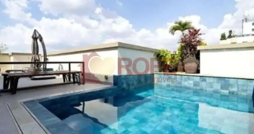 Cobertura campo belo com 340 m² 4 dormitórios à venda, bairro campo belo - são paulo/sp