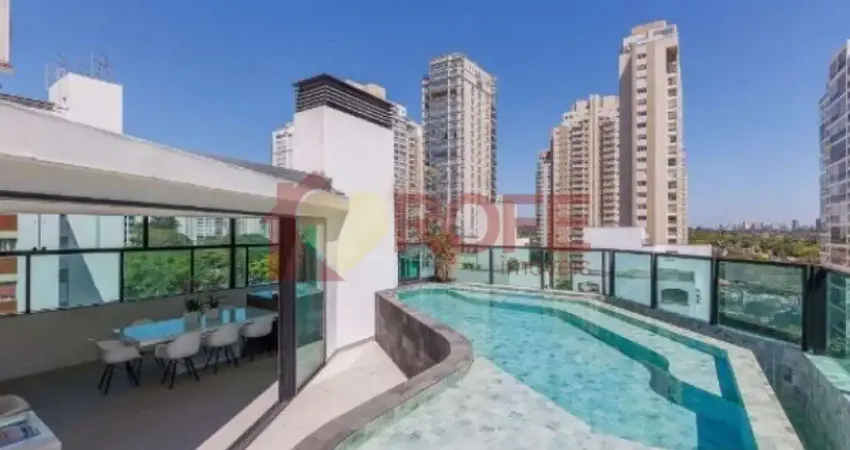 Cobertura à venda, 476 m² por r$ 7.280.000,00 - campo belo - são paulo/sp