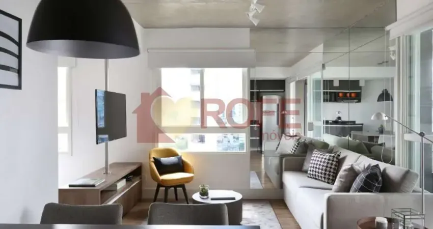 Apartamento com 1 dormitório para alugar, 63 m² por r$ 7.036,00/mês - brooklin - são paulo/sp