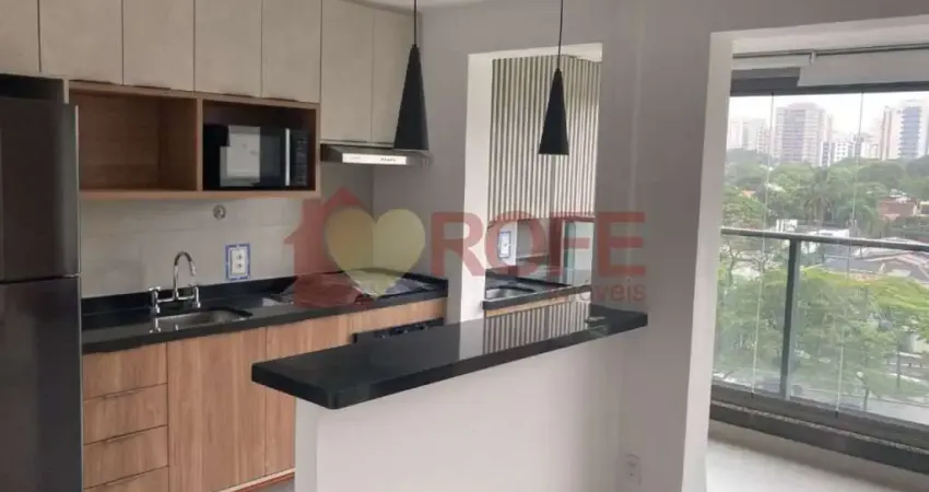 Apartamento para alugar, 38 m² semimobiliado - all campo belo 1 vaga de garagem
