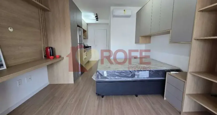 Studio com 1 dormitório para alugar, 32 m² por r$ 5.500,00/mês - brooklin - são paulo/sp