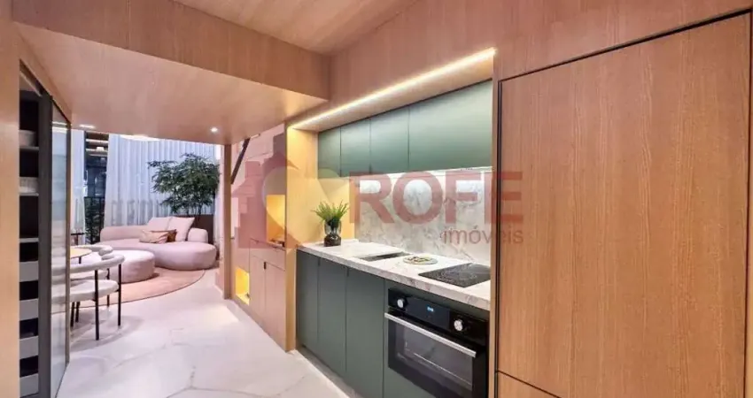 Apartamento com 1 dormitório à venda, 41 m² por r$ 760.000,00 - brooklin - são paulo/sp