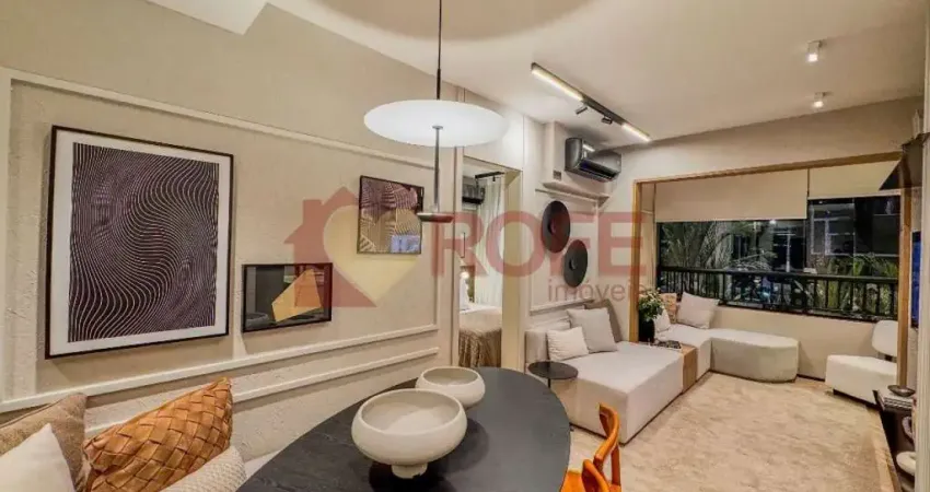 Apartamento com 1 dormitório à venda, 43 m² por r$ 772.000,00 - jardim das acácias - são paulo/sp