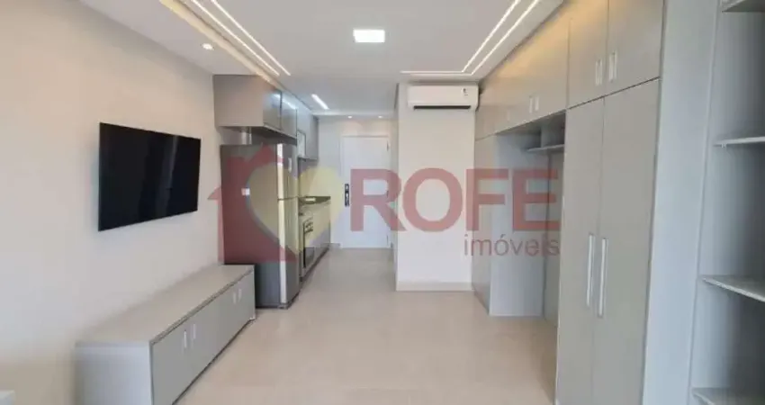 Apartamento com 1 dormitório para alugar, 32 m² por r$ 5.150,89/mês - brooklin - são paulo/sp