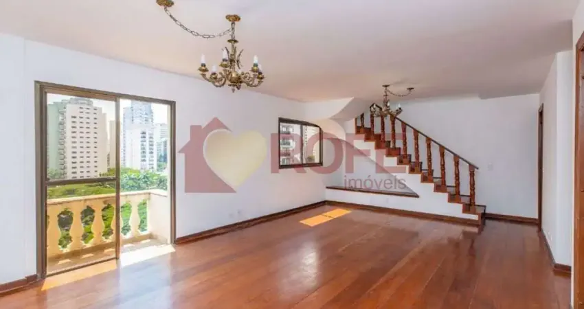 Cobertura com 3 dormitórios à venda, 289 m² por r$ 3.200.000,00 - moema - são paulo/sp