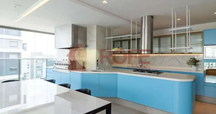 Cobertura com 4 dormitórios à venda, 204 m² por r$ 4.450.000,00 - brooklin - são paulo/sp