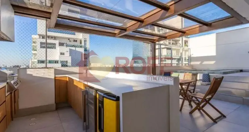 Cobertura com 4 dormitórios à venda, 319 m² por r$ 7.000.000,00 - campo belo - são paulo/sp