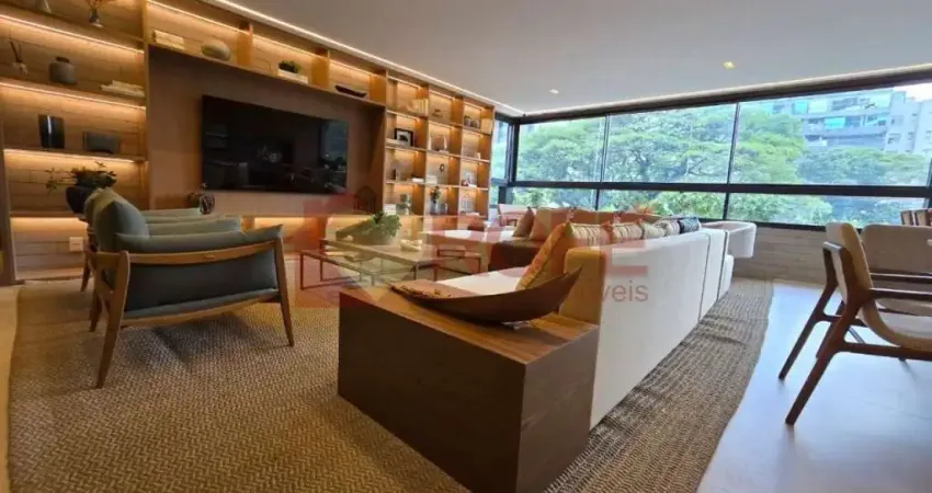 Apartamento com 4 dormitórios à venda, 201 m² por r$ 5.500.000,00 - brooklin - são paulo/sp