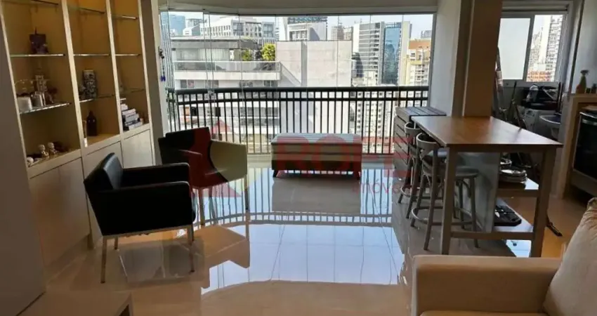 Apartamento com 2 dormitórios, 2 vagas de garagem para alugar, 65 m² por r$ 8.800/mês - vila olímpia