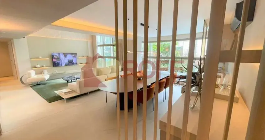 Apartamento de alto padrão, 157m2, 3 dorms, sendo 3 suites, 2 vagas de garagem, lazer completo, moem