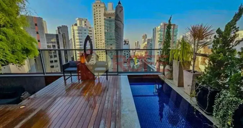 Cobertura com 3 dormitórios à venda, 320 m² por r$ 8.880.000,00 - campo belo - são paulo/sp