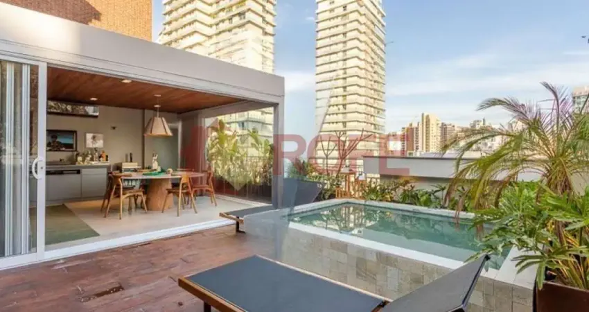 Cobertura de alto padrão, 220m2, lazer completo, 1 suite , vila nova conceição