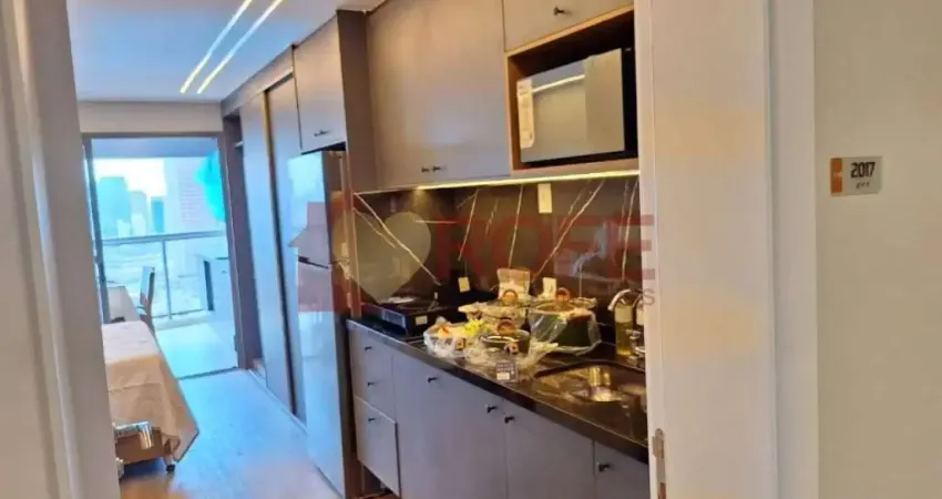 Studio com 1 dormitório para alugar, 32 m² por r$ 5.035,00/mês - brooklin - são paulo/sp