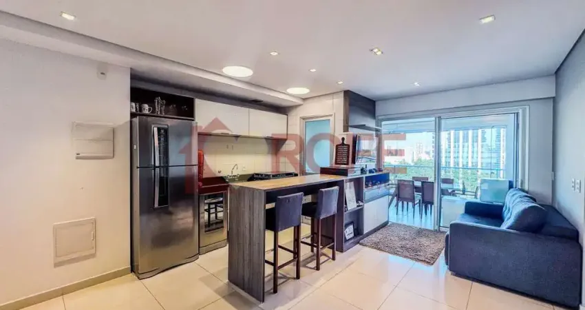 Apartamento com 2 dormitórios à venda no brooklin. são 68 m² com 2 quartos, 1 suíte e 2 vagas.