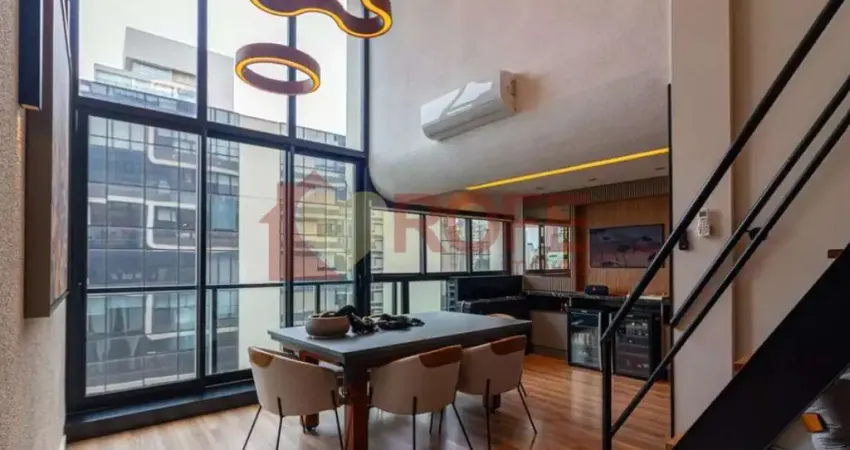 Apartamento a venda de 127m2, com 3 suites + mezanino e 3 vagas, lazer clube, na vila olímpia