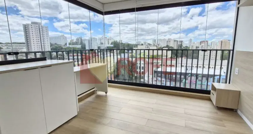 Studio mobiliado | 30m² | varanda envidraçada | próximo ao metrô adolfo pinheiro | venda