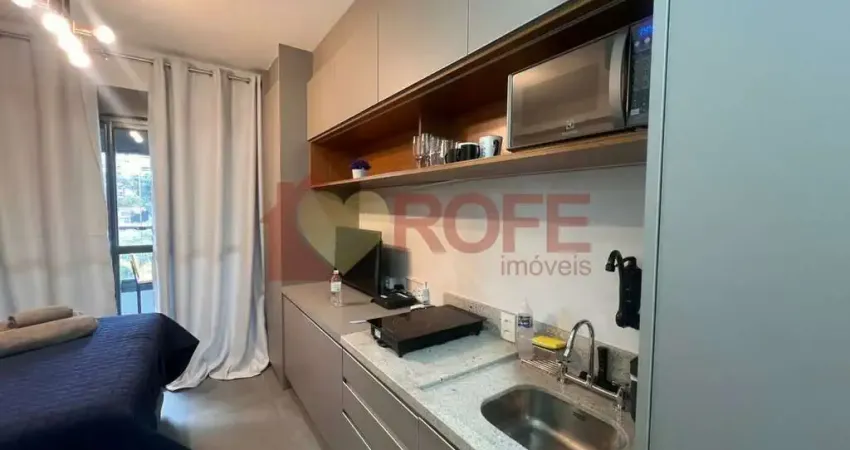 Studio - 27 m² - mobiliado - brooklin - ao lado do metrô brooklin