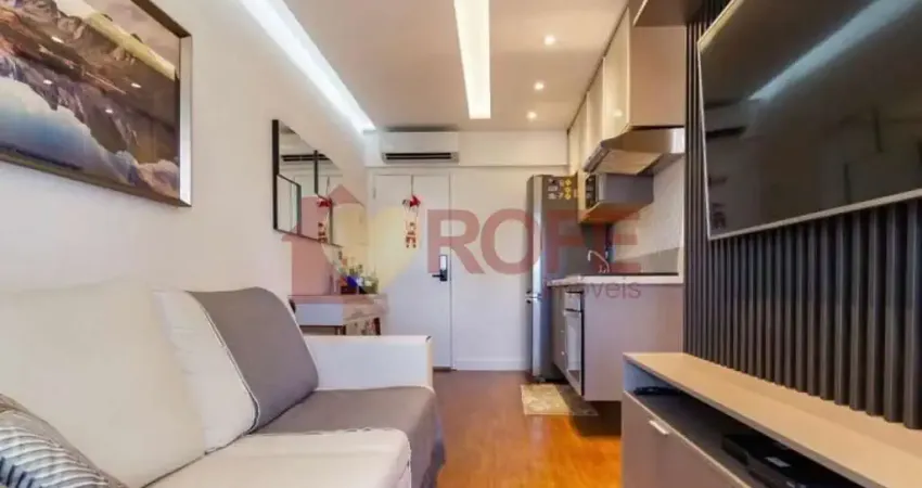 Apartamento com 1 dormitório para locação. totalmente mobiliado, pronto para morar. r. arizona, 250.