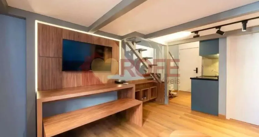 Apartamento duplex com 1 dormitório à venda, 35 m² - vila madalena - são paulo/sp