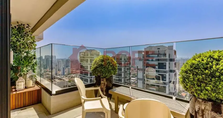 Cobertura à venda no brooklin paulista - 340 m², 3 suítes, 4 vagas