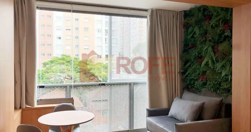 Apartamento studio para locação no core pinheiros, r. alves guimarães, ao lado do metrô oscar freire
