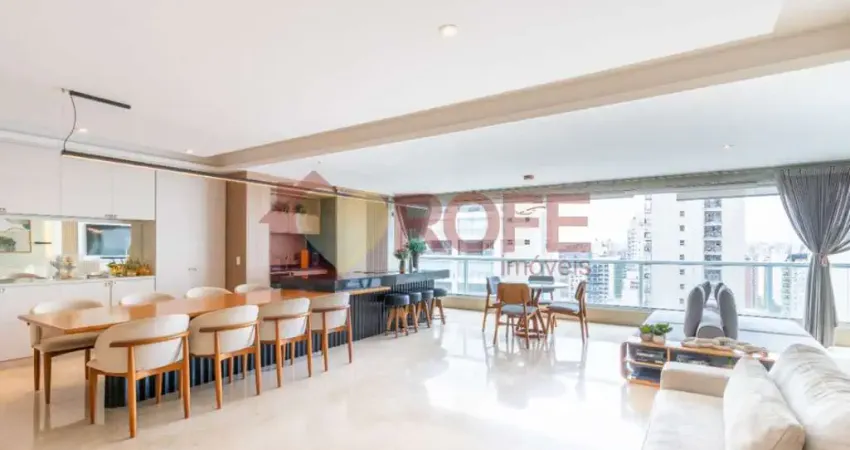 Condomínio campo belíssimo - apartamento à venda no campo belo | 222m² | 3 suítes | varanda gourmet