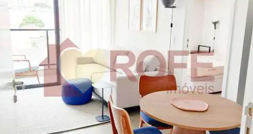 Apartamento 40m², 1 dorm, 1 suíte, 1 vaga. *apartamento para locação totalmente mobiliado*