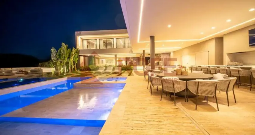 Casa de luxo mobiliada à venda no condomínio tamboré 2 - alphaville - 6 suítes - 2.385 m² construído