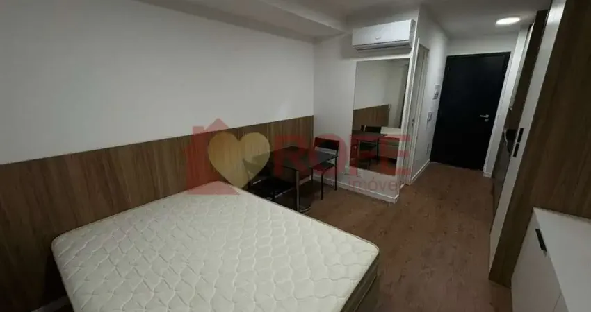 Studio mobiliado para alugar, 24m² por r$ 3.500,00/mês, no helbor b liv, no brooklin, são paulo/sp