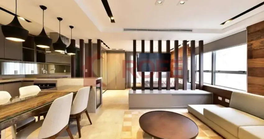 Apartamento todo mobiliado vila nova conceição ,1 dorm com suíte,102 m2