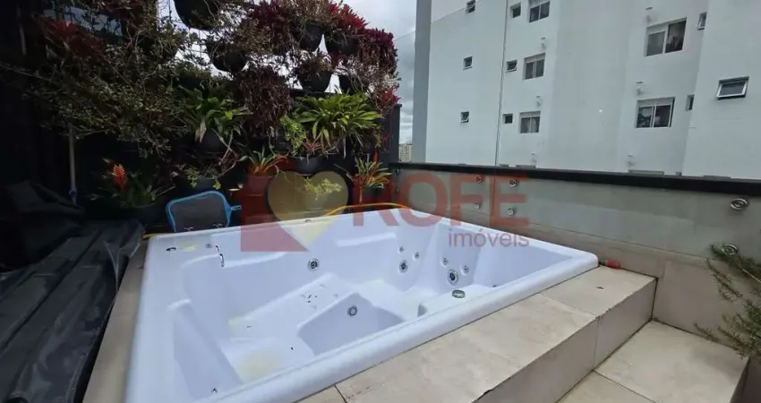 Cobertura 110m² jacuzzi churrasqueira área gourmet 2 quartos 1 suíte 1 vaga será vendido porteira