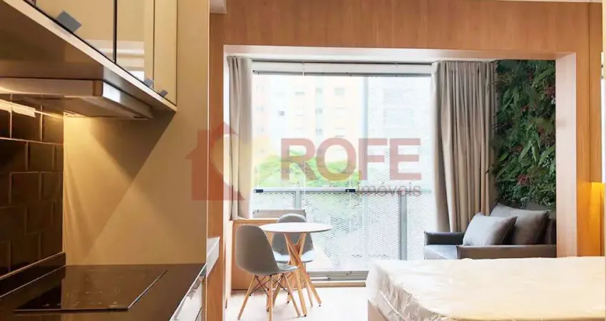 Apartamento studio para locação no core pinheiros, r. alves guimarães, ao lado do metrô oscar freire