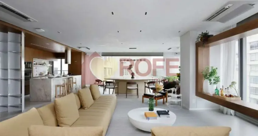 Apartamento de alto padrão com 3 suítes e varanda | 185 m2 | itaim bibi | mobiliado